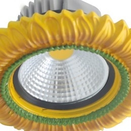 Lampada da soffitto europea da 1 watt, diametro del foro 6,7 cm, retrò mediterraneo