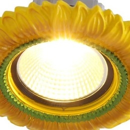 Lampada da soffitto europea da 1 watt, diametro del foro 6,7 cm, retrò mediterraneo