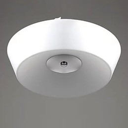 Lampada da soffitto moderna e contemporanea in metallo cromato da 77 W