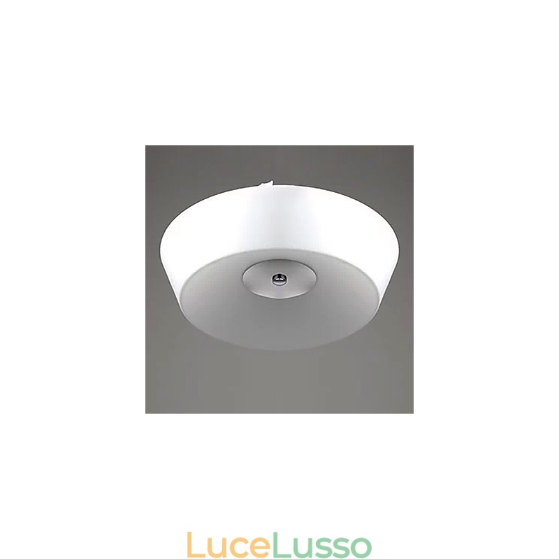 Lampada da soffitto moderna e contemporanea in metallo cromato da 77 W