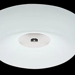 Lampada da soffitto moderna e contemporanea in metallo cromato da 77 W
