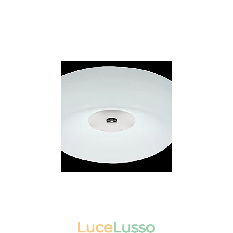 Lampada da soffitto moderna e contemporanea in metallo cromato da 77 W