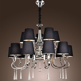 Moderno Contemporaneo Tradizionale Classico Rustico Lodge Vintage Country Isola Lampadario in metallo cromato