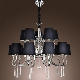Moderno Contemporaneo Tradizionale Classico Rustico Lodge Vintage Country Isola Lampadario in metallo cromato