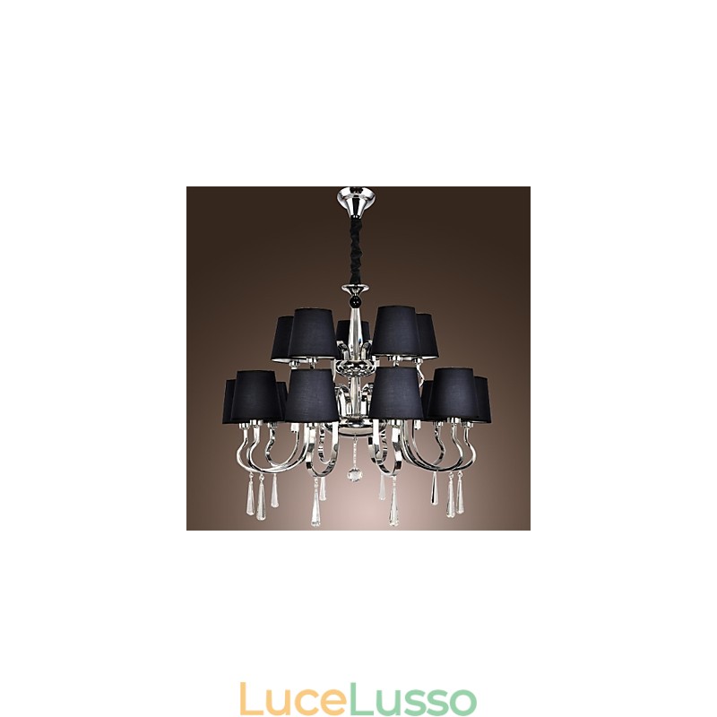Moderno Contemporaneo Tradizionale Classico Rustico Lodge Vintage Country Isola Lampadario in metallo cromato