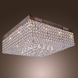 Lampada da soffitto con perline di cristallo con 45 colori