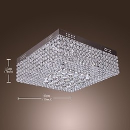 Lampada da soffitto con perline di cristallo con 45 colori