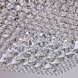 Lampada da soffitto con perline di cristallo con 45 colori