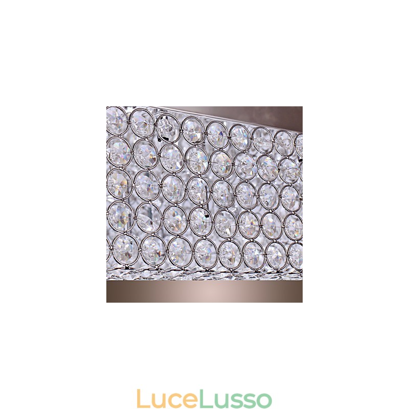 Lampada da soffitto con perline di cristallo con 45 colori