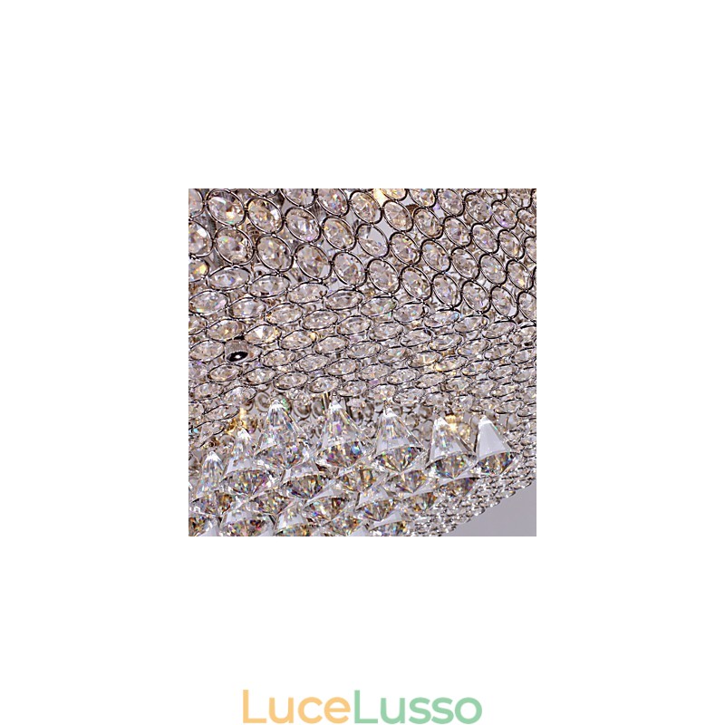 Lampada da soffitto con perline di cristallo con 45 colori