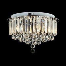 Moderno Contemporaneo Tradizionale Classico Cristallo Dipinto Metallo Lampada da soffitto