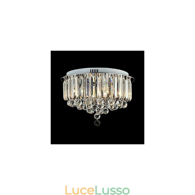 Moderno Contemporaneo Tradizionale Classico Cristallo Dipinto Metallo Lampada da soffitto
