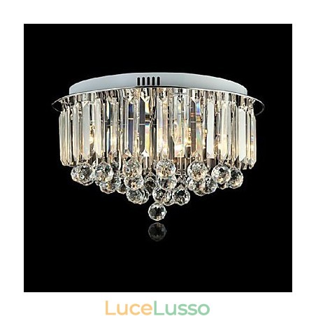 Moderno Contemporaneo Tradizionale Classico Cristallo Dipinto Metallo Lampada da soffitto Moderno Contemporaneo Tradizionale Classico Cristallo Dipinto Metallo Lampada da soffitto