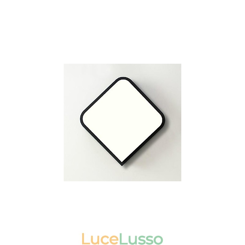 Lampada da soffitto moderna e contemporanea in metallo con verniciatura a filo