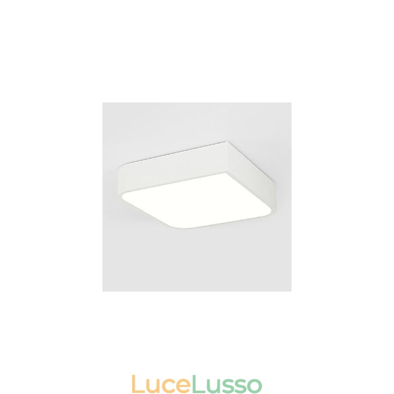 Lampada da soffitto moderna e contemporanea in metallo con verniciatura a filo