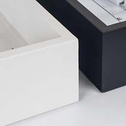 Lampada da soffitto moderna e contemporanea in metallo con verniciatura a filo