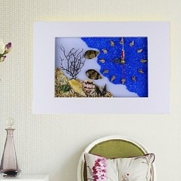 Applique da parete Country Wood Bamboo