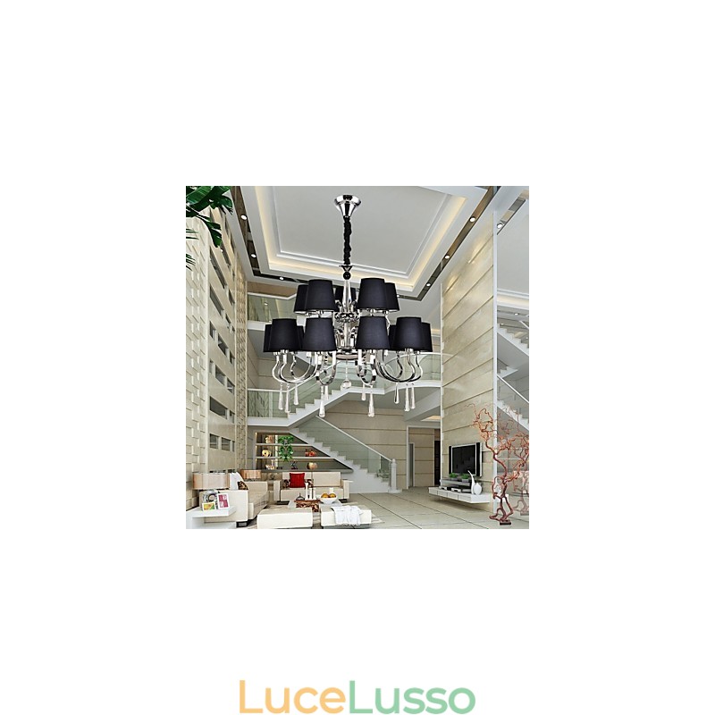 Moderno Contemporaneo Tradizionale Classico Rustico Lodge Vintage Country Isola Lampadario in metallo cromato