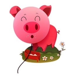 Carta da parati Lampade da parete Fiore Viso Fai da te Divertimento Atmosfera Luce notturna Bambini Lampada da comodino Decorazione Maiale rosa