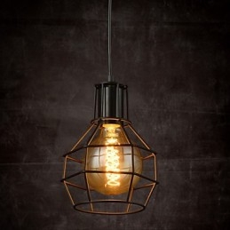 Lampada a sospensione creativa in stile americano a 1 luce