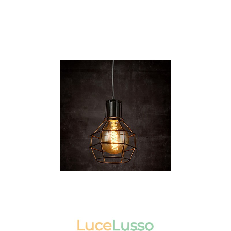 Lampada a sospensione creativa in stile americano a 1 luce