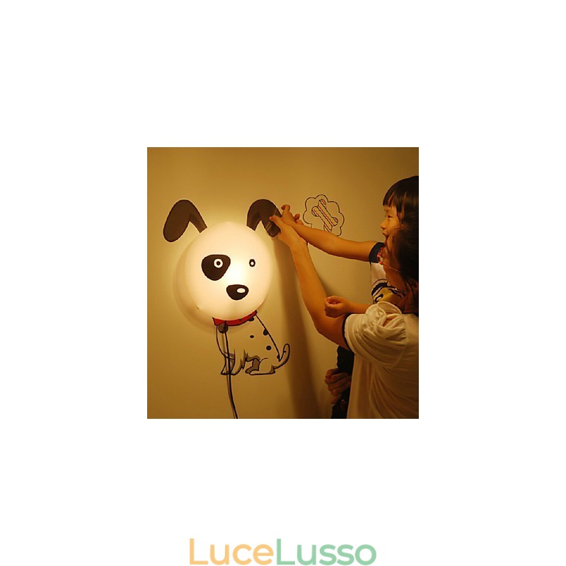 Plastica resistente alle alte temperature e 10 °C può rimuovere gli adesivi murali Lampada da parete creativa in carta da parati 3D