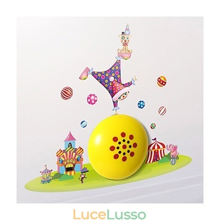 Lampada da parete in plastica resistente alle alte temperature e 10 °C può rimuovere la carta da parati creativa 3D Lampada da parete in plastica resistente alle alte temperature e 10 °C può rimuovere la carta da parati creativa 3D