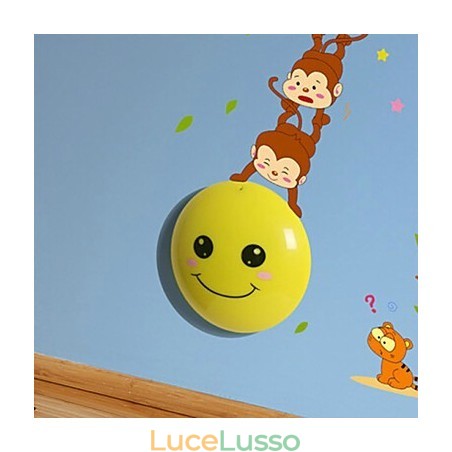 Adesivi murali Scimmie luce attivata intelligente induzione smetope ornamento lampada da parete Adesivi murali Scimmie luce attivata intelligente induzione smetope ornamento lampada da parete