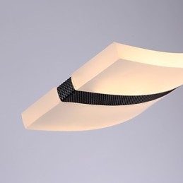 Lampada a sospensione cromata moderna e contemporanea