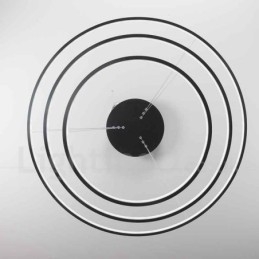 Lampada a sospensione dimmerabile con telecomando Design moderno Tre anelli