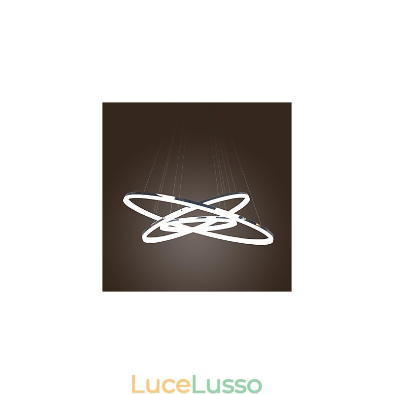 Lampada a sospensione in metallo elettroplaccato stile mini moderno e contemporaneo da 70 W