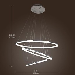 Lampada a sospensione in metallo elettroplaccato stile mini moderno e contemporaneo da 70 W