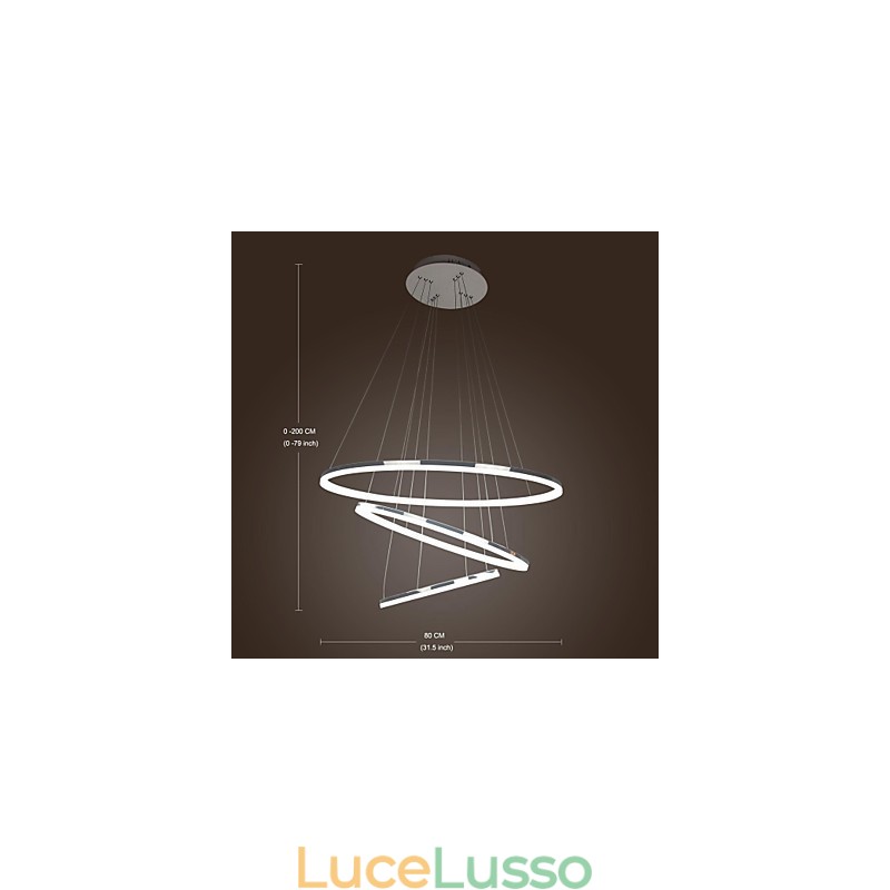Lampada a sospensione in metallo elettroplaccato stile mini moderno e contemporaneo da 70 W