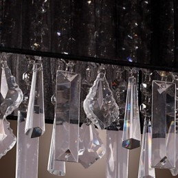 Moderna isola contemporanea cristallo altri lampada a sospensione in metallo