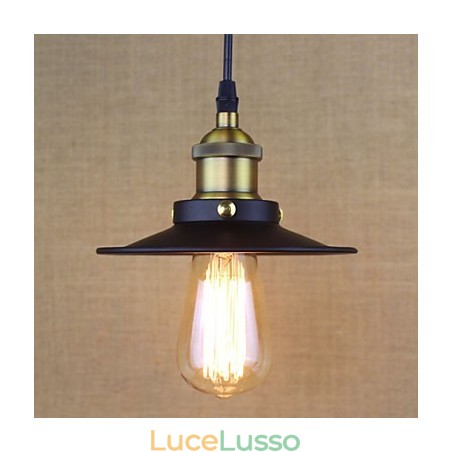 Lampada a sospensione piccola, semplice, retrò, industriale, in stile country americano, ultraminiatura Lampada a sospensione piccola, semplice, retrò, industriale, in stile country americano, ultraminiatura