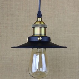 Lampada a sospensione piccola, semplice, retrò, industriale, in stile country americano, ultraminiatura
