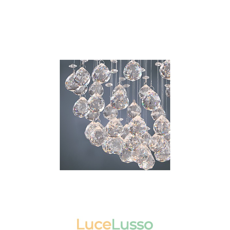Lampadario di lusso moderno in cristallo 4 luci