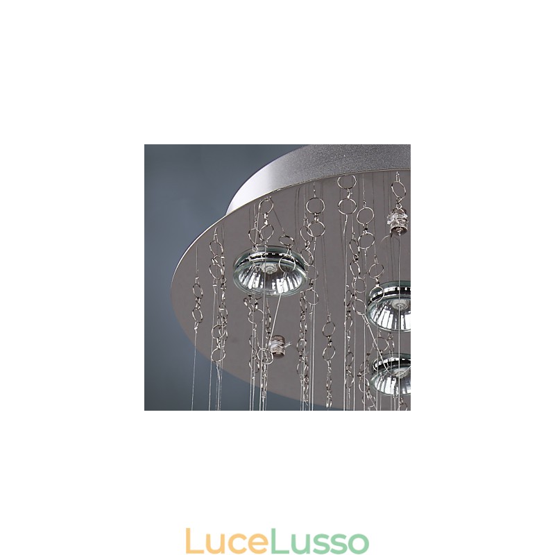 Lampadario di lusso moderno in cristallo 4 luci