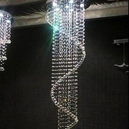 Lampadario Cristallo Lusso Moderno 4 Luci
