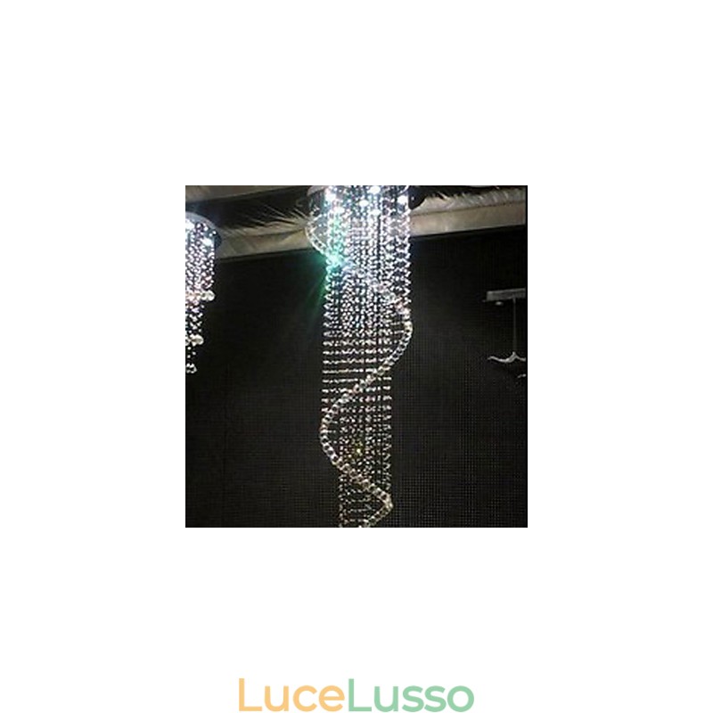 Lampadario Cristallo Lusso Moderno 4 Luci