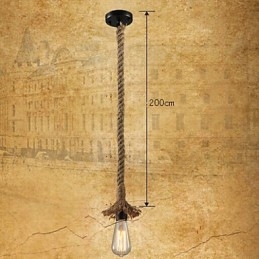 Lampada a sospensione tradizionale classica rustica in stile lodge vintage country retrò
