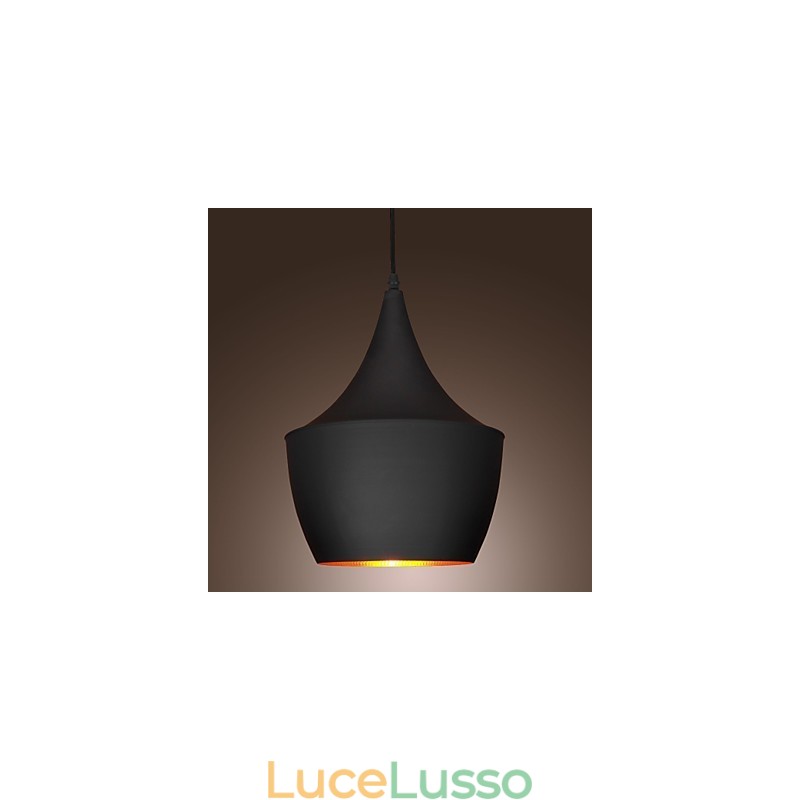 Lampada a sospensione Retro Vintage Tom Dixon Design Nero