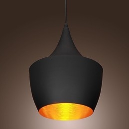 Lampada a sospensione Retro Vintage Tom Dixon Design Nero