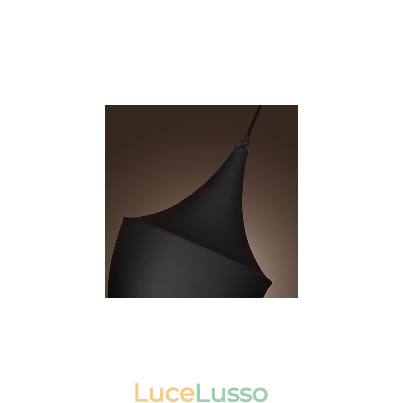 Lampada a sospensione Retro Vintage Tom Dixon Design Nero