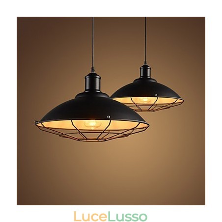 Lampadario a sospensione industriale retrò Lampadario a sospensione industriale retrò