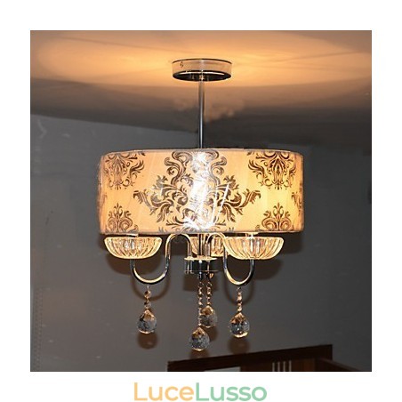 Lampadario moderno contemporaneo in cristallo elettroplaccato Lampadario moderno contemporaneo in cristallo elettroplaccato