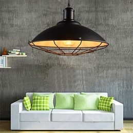 Lampadario a sospensione industriale retrò