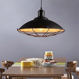 Lampadario a sospensione industriale retrò
