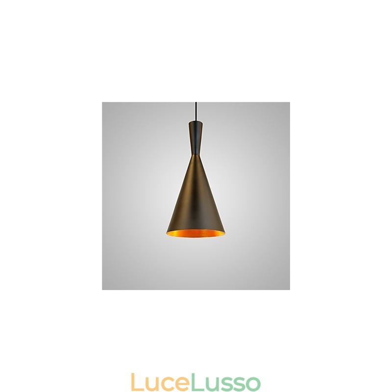 Lampada a sospensione retrò vintage Tom Dixon Design nero bianco tipo C lampade a sospensione da caffè