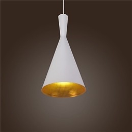Lampada a sospensione retrò vintage Tom Dixon Design nero bianco tipo C lampade a sospensione da caffè